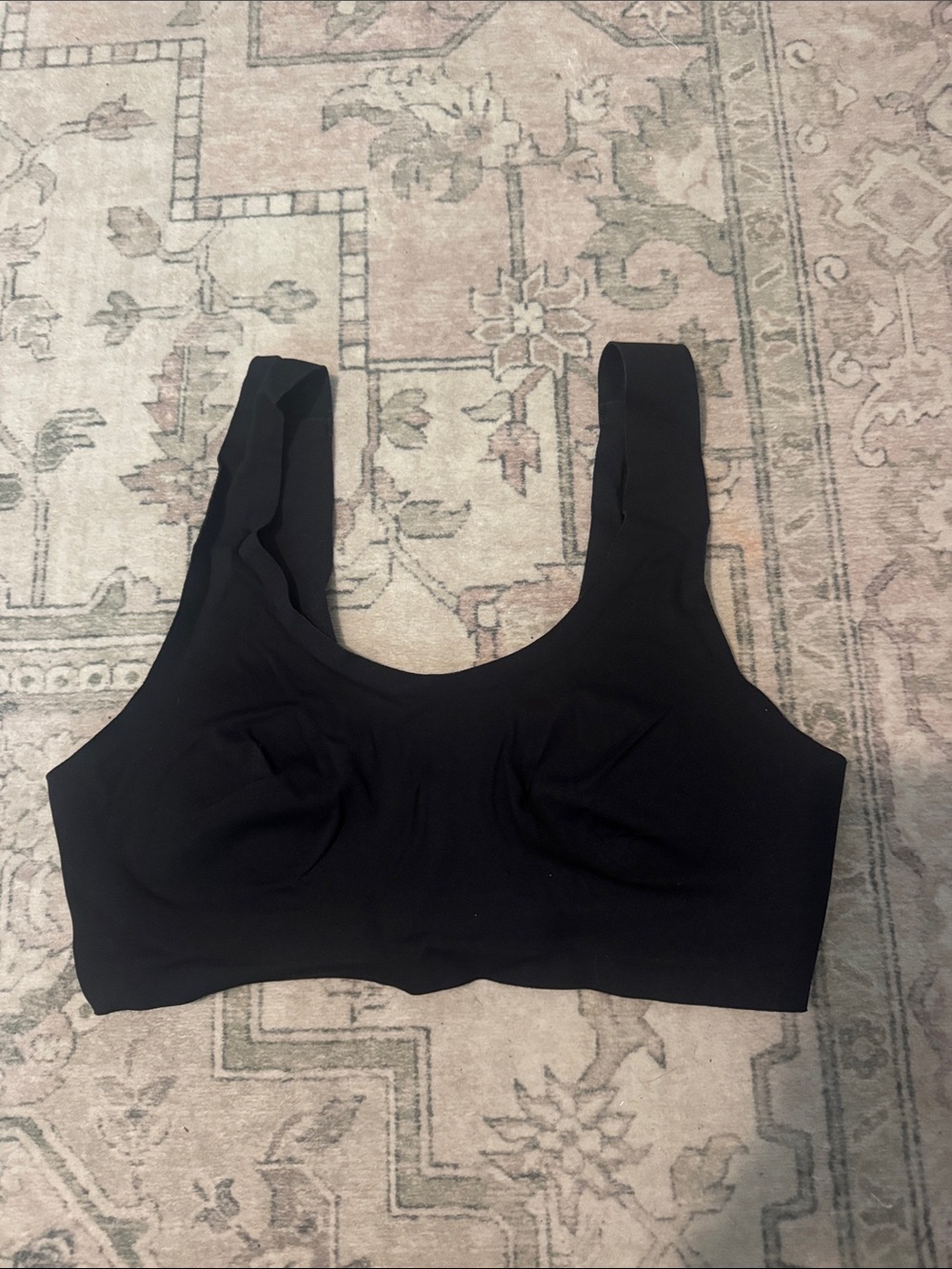 aerie Black Seamless Wireless Comfort Bra